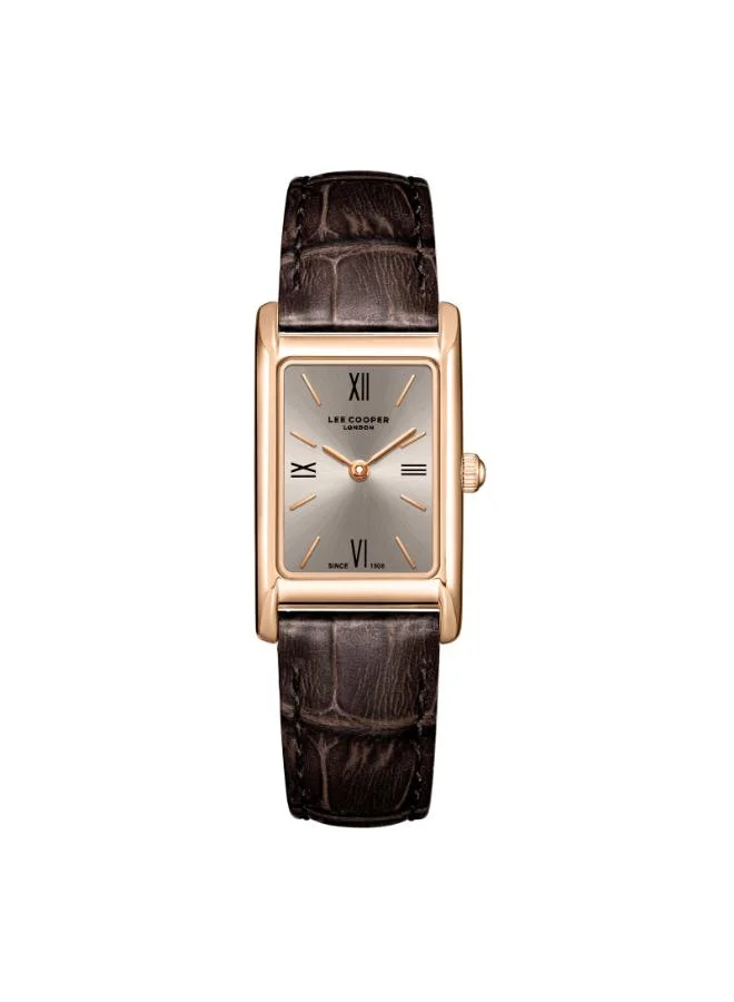 Lee Cooper Women's Leather Analog Watch LC08301.462 - 39X51 mm