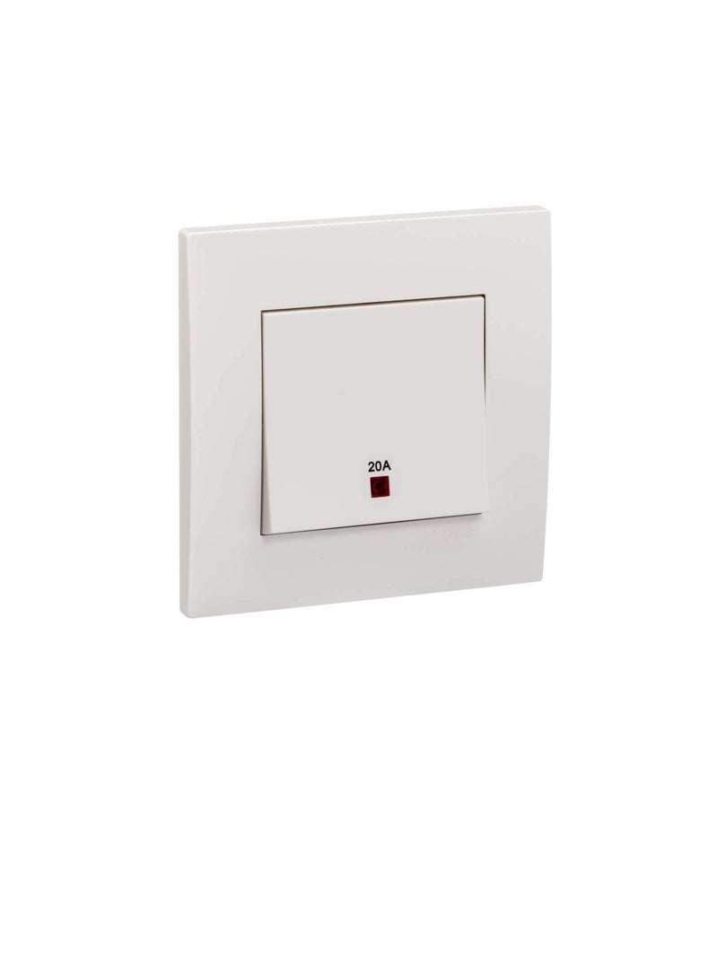 Schneider Electric Vivace 20A Water Heater Switch - Double Pole - Image 1