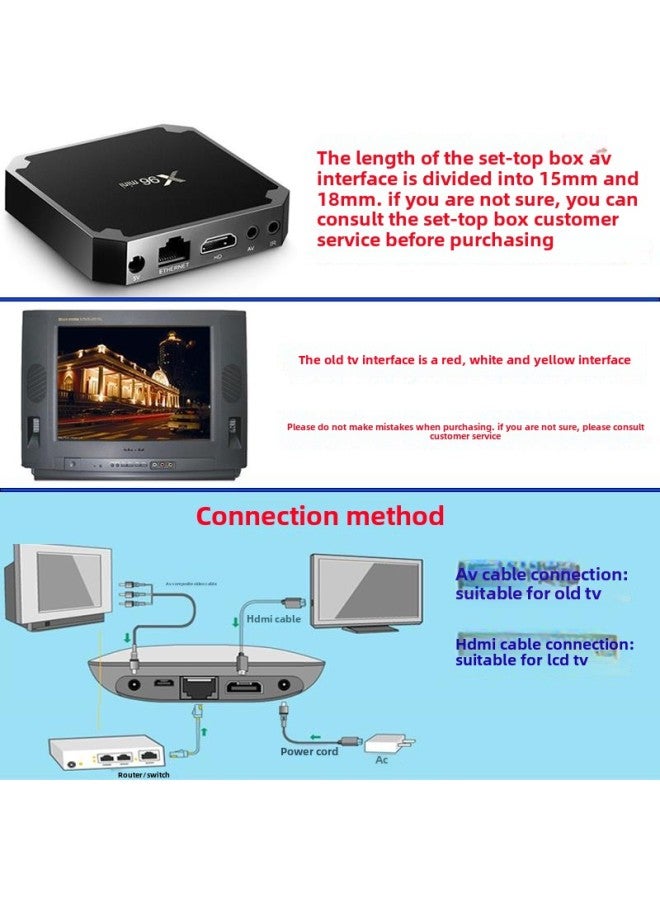 Av Line 3.5mm One-three TV Video Cable Set-top Box Power Amplifier Audio DVD Speaker Conversion Line-Color:Special Line For Chuangwei/hail/kangjia/lexhi/panasonic/and Other Brands [20cm] With A Three-lotus 1.3m Line [total Line Length 1.5m ]  - Image 5