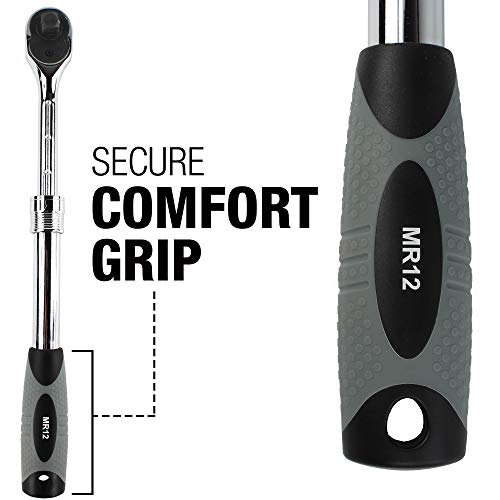 E-Z Red EZRED 1/2" Drive Extendable Ratchet, MR12 - Image 4