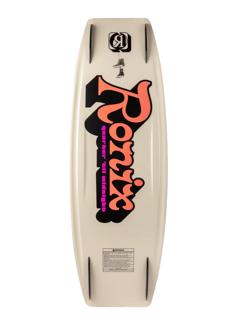 RONIX RONIX WAKEBOARDS 2025 - Quarter 'Til Midnight SF - Skate Black / Coral  - Image 2
