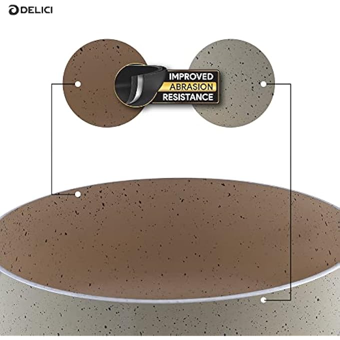 DELICI Asp28Ie Superior Aluminium Body Saucepan - Image 3