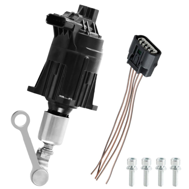 FUSCH Electronic Turbo Wastegate Actuator Turbocharger Solenoid Valve with Actuator 5Pin Plug Harness Compatible with Honda Civic CRV Accord 15L Turbo Replace 189005AAA01