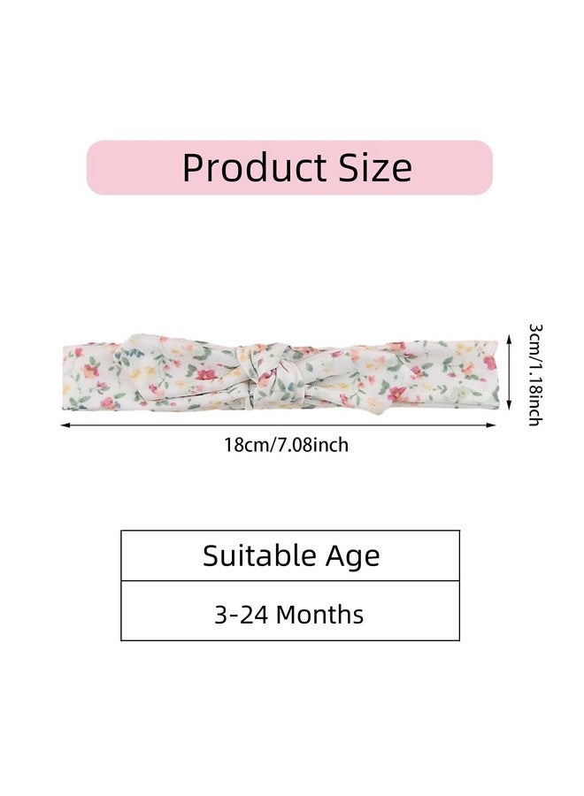 KIDOCHEESE Baby Headbands Soft Stretchy Baby Girl Bows Newborn Infant Toddler Headwrap Hair Accessories - Image 2