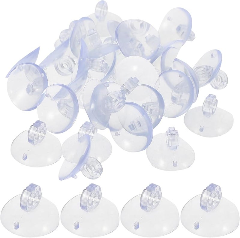 Sewroro 200pcs Transparent Plastic Suction Cup Light Clips for Indoor Outdoor Christmas Decoration - Image 2