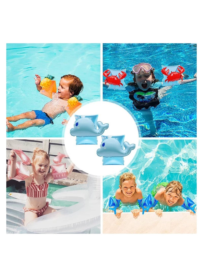 KASTWAVE Children's Inflatable Armbands, Arm bands childrens swimming armbands 3-6 year kids armbands for swimming Pool Arm Floatie Sleeves Floater Tube Water Wings Swimming Armlets Inflatable - Image 3