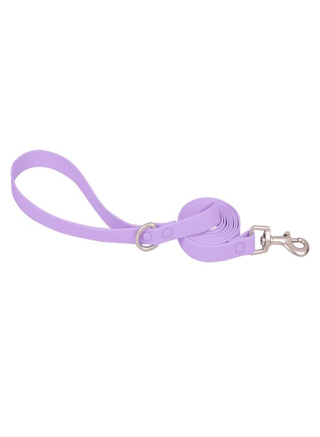 Ovale Waterproof Dog Collar Leash Combo Set, Durable and Easy to Clean, for Small Dogs.(S, Purple) - Image 3
