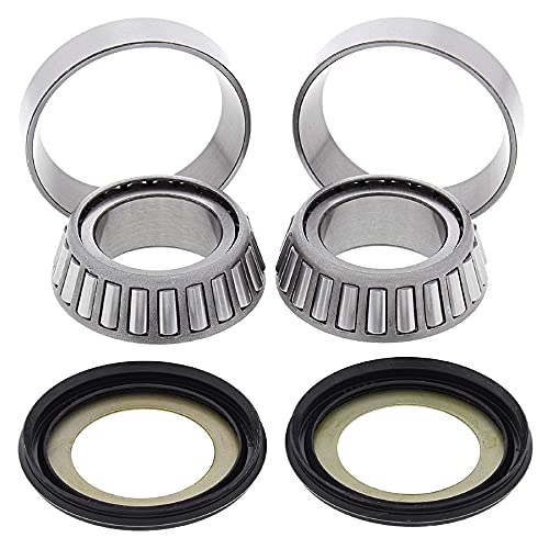 All Balls Racing 22-1024 Steering Stem Bearing Seal Kit Compatible with/Replacement for BMW Hyosung Sherco Suzuki Yamaha - Image 1