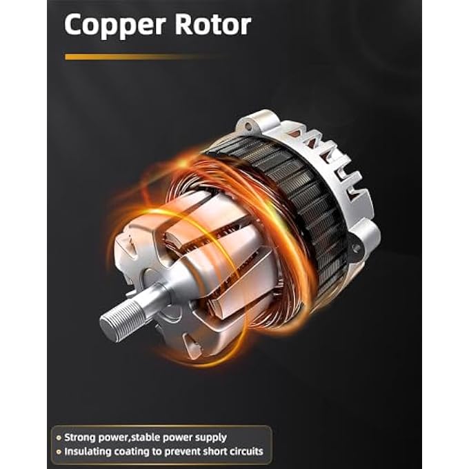 OCPTY Alternator 11572 Compatible with 2011-2015 for Dodge for Charger, 2011-2015 for Dodge for Durango, 2011-2016 for Jeep for Grand Cherokee Automotive Replacement Alternators - Image 5