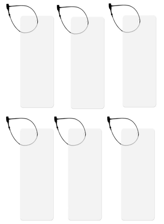 DEEPTAGS PVC Tags Labels with Black Loop pins, Price Tags for Clothes, Apparels - Pack of 200 - Image 1