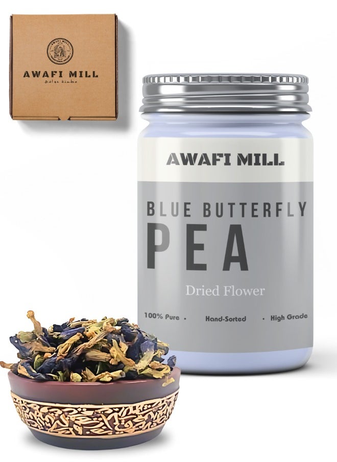 Awafi Mill Blue Butterfly Pea Flower - Premium Quality Natural Floral Delight  - Image 1