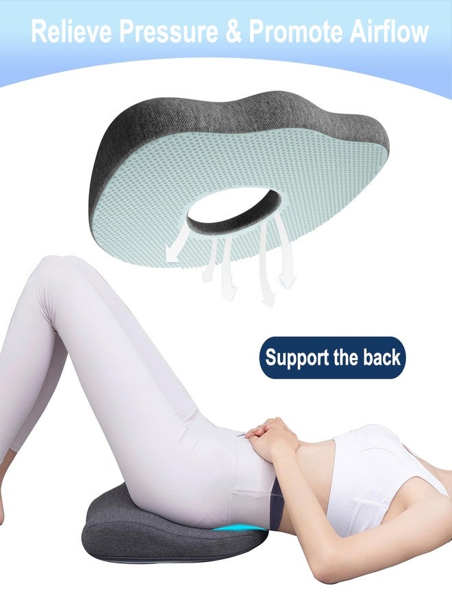 galactruly Bed Sore Cushions For Butt, Bedsore Pressure Relief Pillow for Sleeping and Sitting, Donut Pillow Cushion for Bed Sores on Buttocks, O Shaped Opening Tailbone Pillow, Butt Pillows For Sitting Tailbone - Image 3