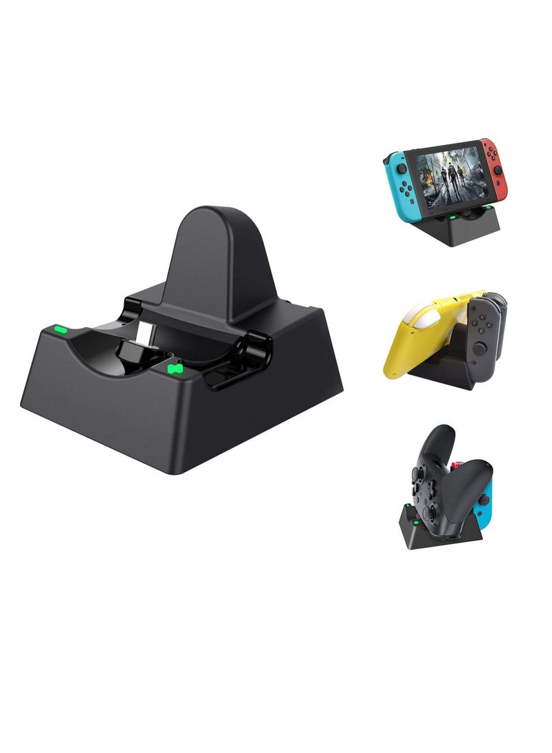 SYOSI Charging Dock Compatible With Nintendo Switch Oled Model Charger Station for Pro Controller Pro Handle Charger for Nintendo Switch Charger for Switch Joy con Charger - Image 1