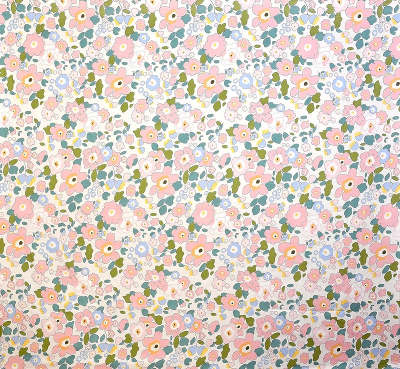 VOMZER 350 TC Cotton Feel All Around Elastic Fitted Bedsheets King Size, Premium Elastic Fitted King Size Bed Sheet for Double Bed with 2 Pillow Covers, Size- 78” x 72” (Pink Flower) - Image 5