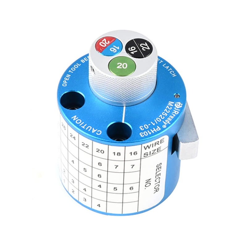 JRready PH103 M22520103 رأس دوار لتحديد الموضع لأداة كرمب NEWASF1 NEWAS1 ACTM201 مناسبة لأدوات MILDTL28748 سلسلة 16 20 جهات اتصال صلبة - Image 2