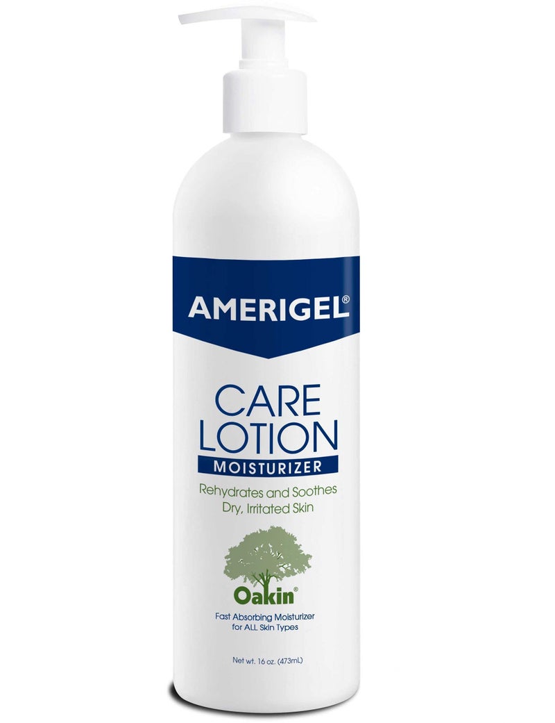 AMERIGEL Care Lotion â€“ Hypoallergenic Moisturizer - Diabetic Skin Care - Rehydrates and Soothes Dry, Irritated Skin - 16 oz. - Image 1