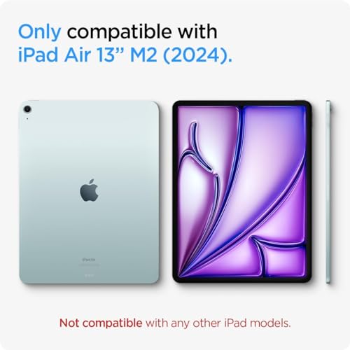 TECHSHIELD Screen Protector for iPad Air 13 inch M2 2024 6th Generation, Full Coverage Tempered Glass, [Face ID & Apple Pencil Compatible], with Easy Installation Frame, HD Clear, Anti Scratch - Image 2