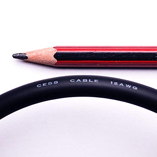 CNCESS CESS-163-4i Low Noise 12 Gauge Premium RCA Audio Line Patch Cable (4 Inches) - Image 4