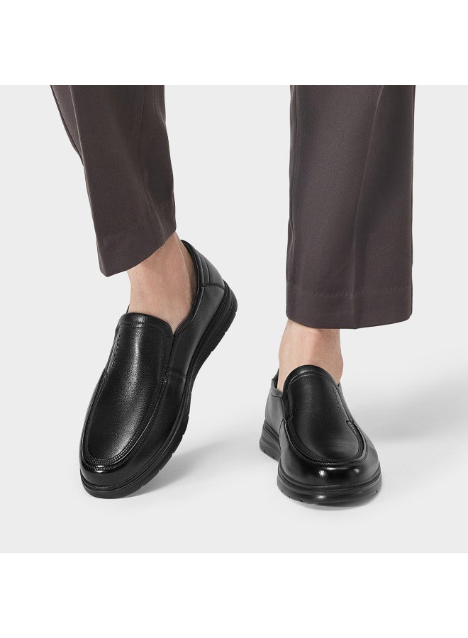 YEARCON Genuine Leather】men's Slip-on Loafers For Autumn 2025, Lightweight Driving Shoes, Comfortable Commuter Leather Shoes - Image 5