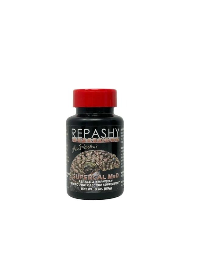 Repashy Repashy Supercal MeD Micro-Fine Calcium Supplement Reptile & Amphibian  - Image 1
