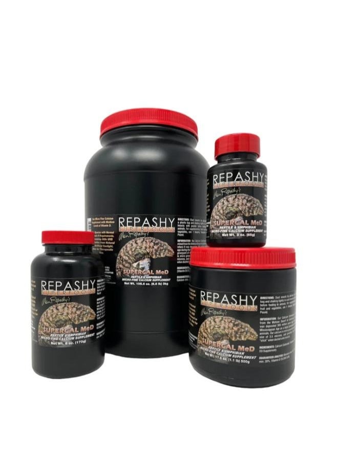 Repashy Repashy Supercal MeD Micro-Fine Calcium Supplement Reptile & Amphibian  - Image 2