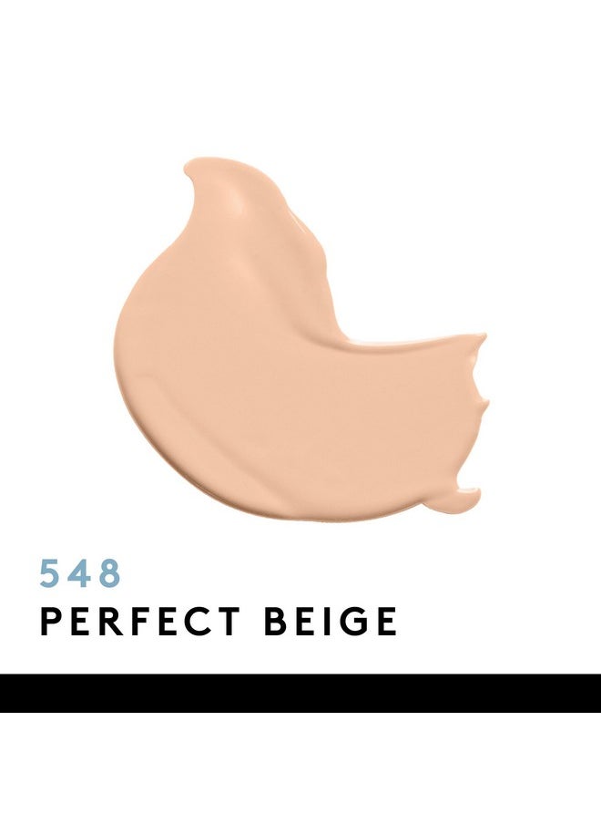 CoverGirl COVERGIRL Clean Matte Liquid Foundation, Perfect Beige 548, Pack of 1  - Image 2