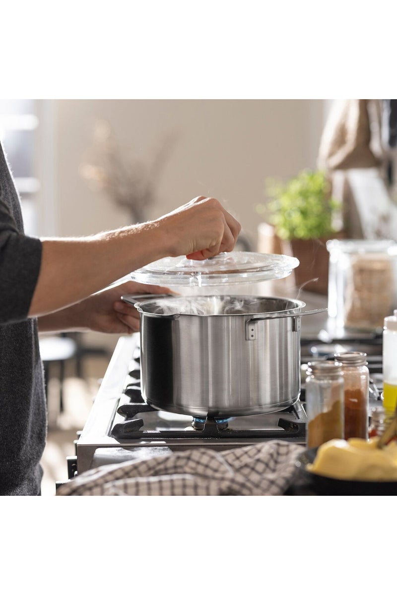 Pot with lid, stainless steel/glass, 5 l - Image 4