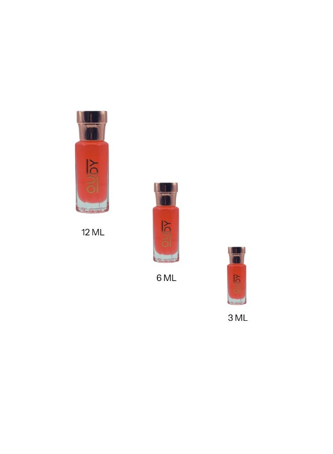OUDY زيت عطر المسك بالرمان - زيت عطر خالي من الكحول - عطر عربي - يدوم طويلاً - للجنسين - 12 مل - Image 3