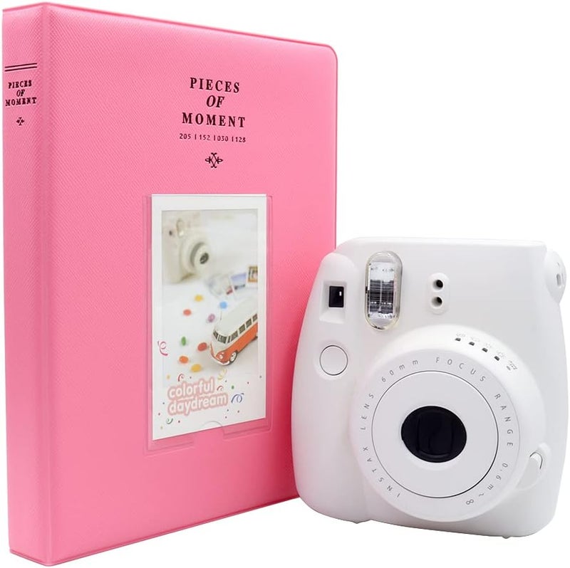 Ablus 128 Pockets Mini Photo Album - Fits for Fujifilm Instax Mini 11 Mini 9 Mini 8 Mini 90 Mini 25, Polaroid Snap PIC-300, Kodak Mini 3-Inch Film(Flamingo Pink) - Image 4