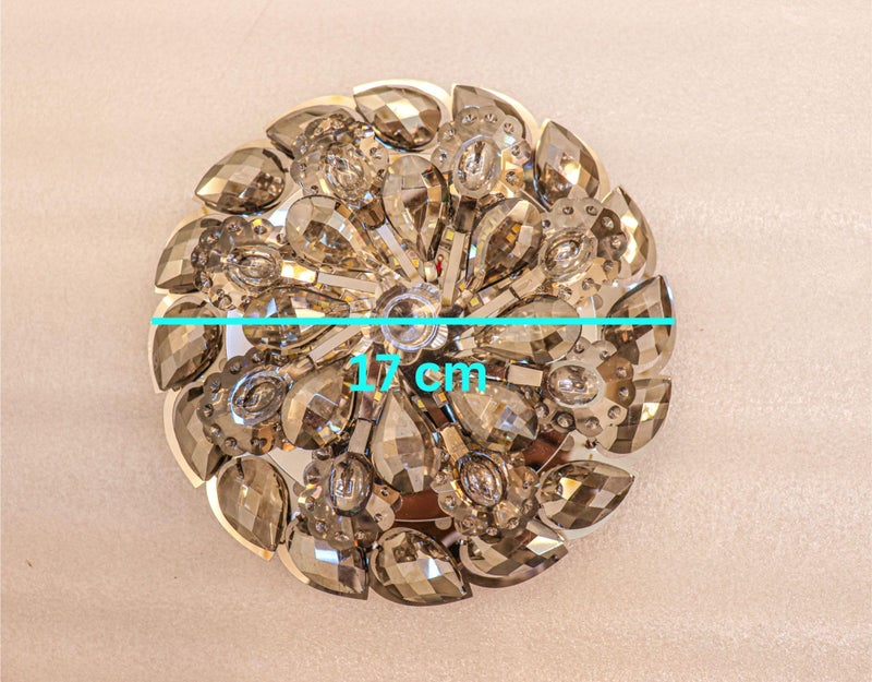 swanart Opulent Rotating Multi-Color Crystal Flower Ceiling Light – Luxurious Decorative Fixture for Elegant Home and Event Lighting - Image 2