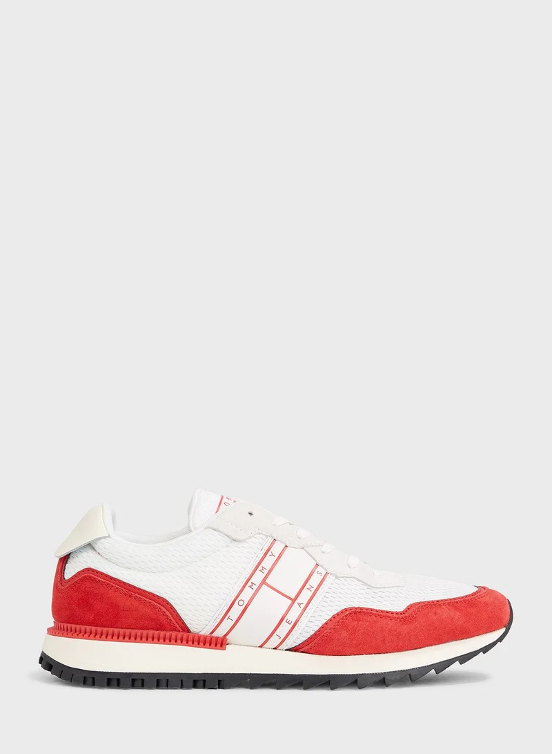 TOMMY JEANS Logo Print Low Top Sneakers