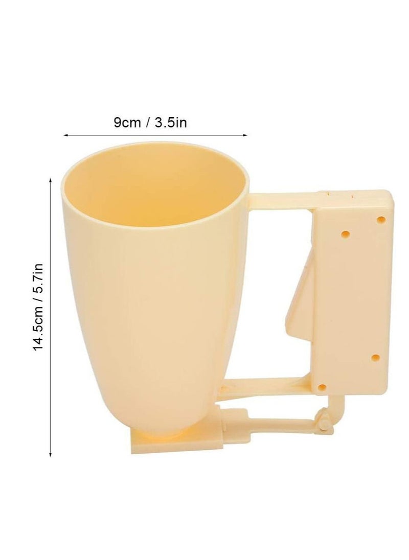 Loqumat Al Kadey Making Device | Handheld Batter Dispenser Cake Cream Meatball Maker Pancake Batter Mixer Kitchen Cooking Tool
