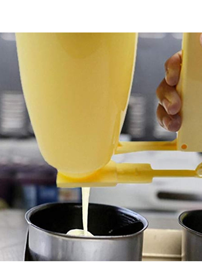Loqumat Al Kadey Making Device | Handheld Batter Dispenser Cake Cream Meatball Maker Pancake Batter Mixer Kitchen Cooking Tool