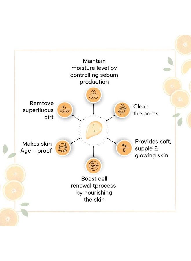 Keya Seth Aromatherapy غسول وجه برتقالي خالي من SLS رغوي لطيف مضيء مجدد منعش مرطب مزيل للسموم 100 مل - Image 5