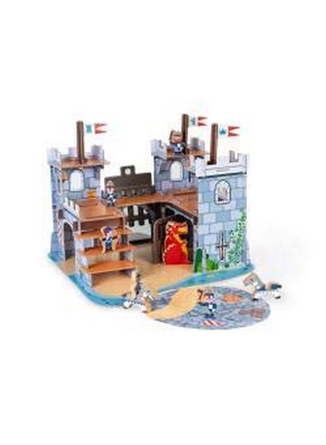 Janod Story Box - Fortified Castle Play Set - 9 Pieces - Ages 3+ - J08582 - Image 3