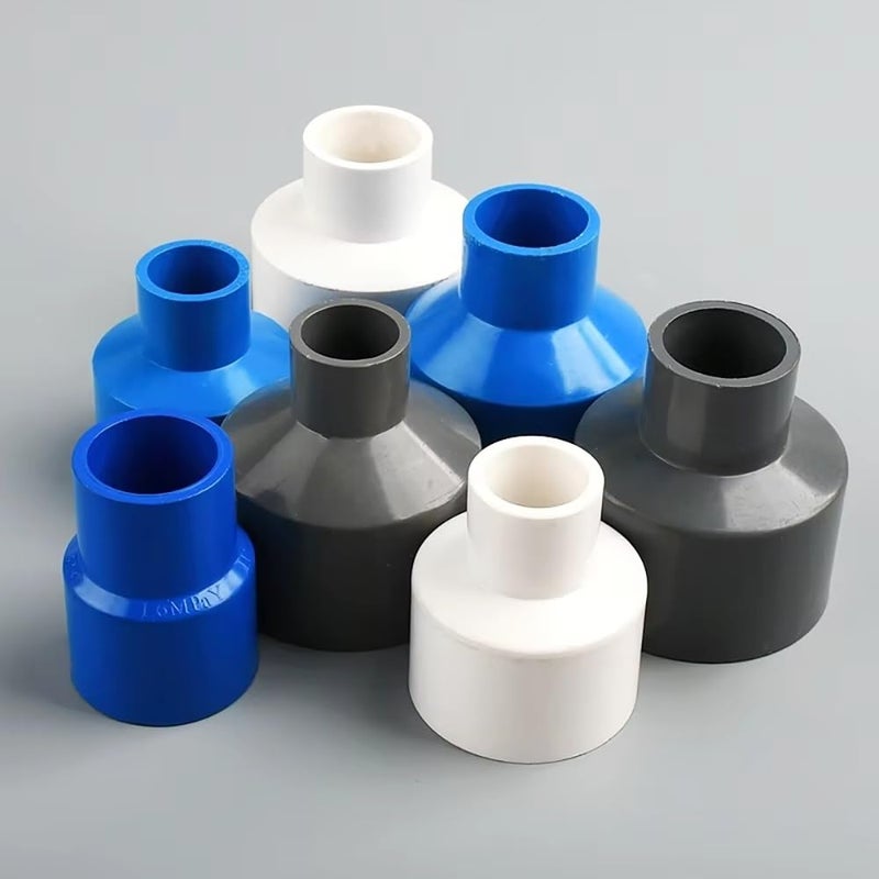 Durable PVC Straight Reducing Connector 63x40mm Gray For Irrigation Aquariums Gardens - Image 5