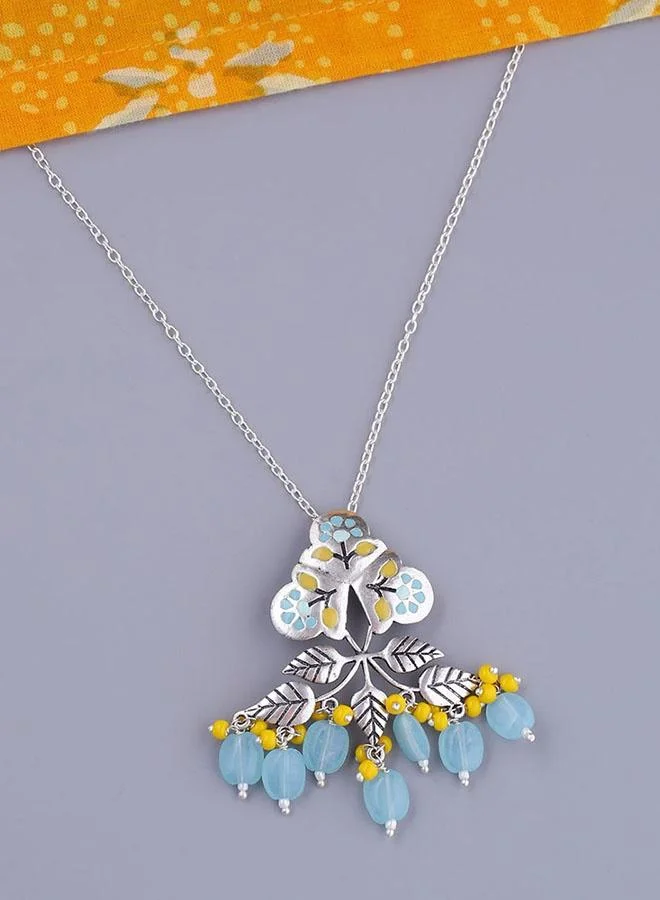 VOYLLA Bagh E Fiza Bahara Floral Necklace