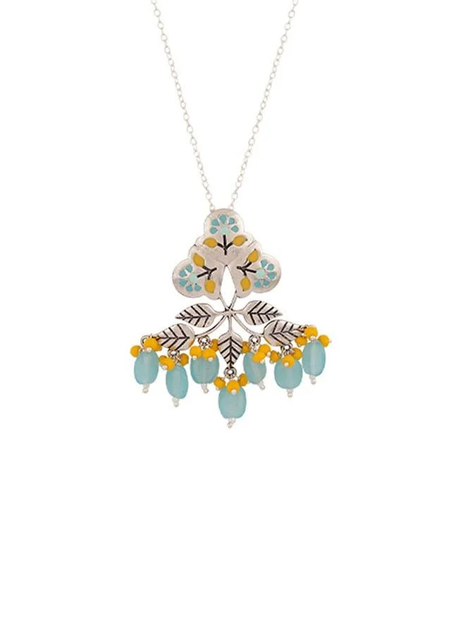VOYLLA Bagh E Fiza Bahara Floral Necklace