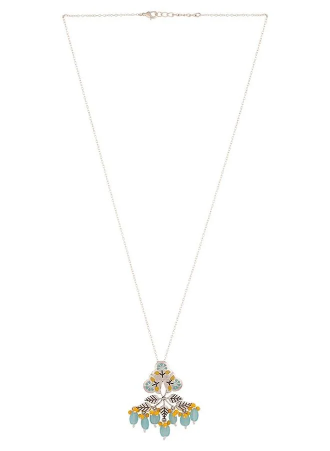 VOYLLA Bagh E Fiza Bahara Floral Necklace