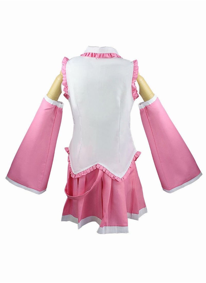 Generic 6 Piece Set Hatsune Miku Dress Anime Cosplay snow Costume JK Sailor Dress Uniform Full Set For Womens  - Image 4
