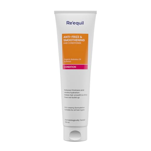 RE' EQUIL Anti Frizz & Smoothening With Babassu Oil | Tames Frizz & Hydrates Dry Hair | Protein & Silicone Free | All Hair Types | 150 Ml,1 Count - Image 1