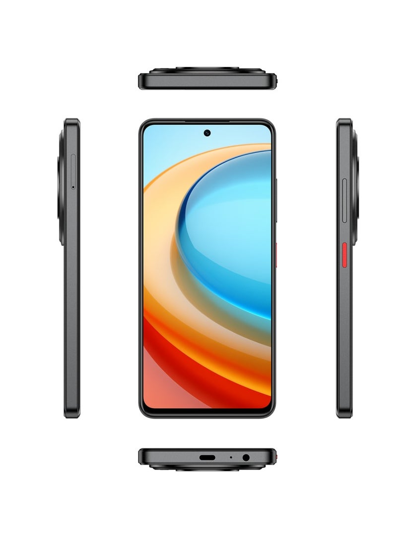 زد تي اي هاتف Blade A75 5G ثنائي الشريحة باللون الأسود الماسي 4+4 جيجابايت 128 جيجابايت - إصدار الشرق الأوسط - Image 2