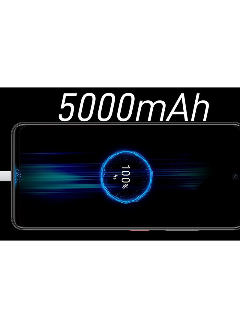 زد تي اي هاتف Blade A75 5G ثنائي الشريحة باللون الأسود الماسي 4+4 جيجابايت 128 جيجابايت - إصدار الشرق الأوسط - Image 3