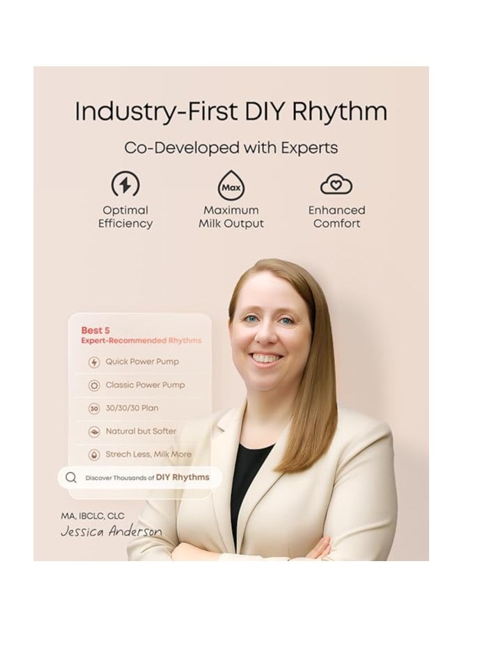 eufy Heated Breast Pump Hands-Free E20, Wearable Breast Pump with Innovative HeatFlow, 3 Heat Levels, Optimized Rhythm via App, Hospital-Grade Suction, Leakproof, Ultra-Slim and Quiet for in-Bra Use - Image 3