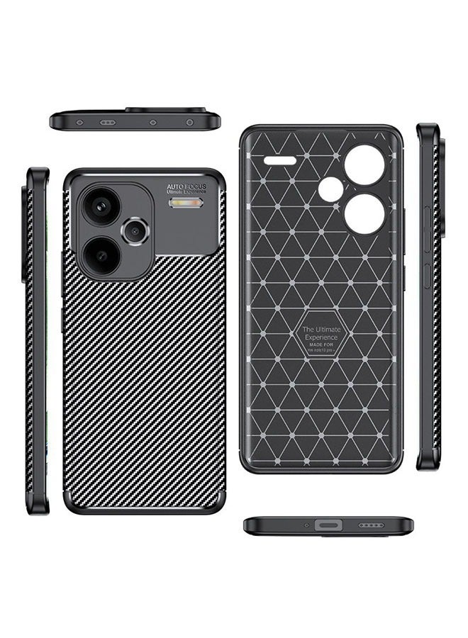 For Xiaomi Redmi Note 13 Pro Plus 5G Silicone Twill Case, compatible with Xiaomi Redmi Note 13 Pro Plus 5G Dropproof Phone Case - Image 5