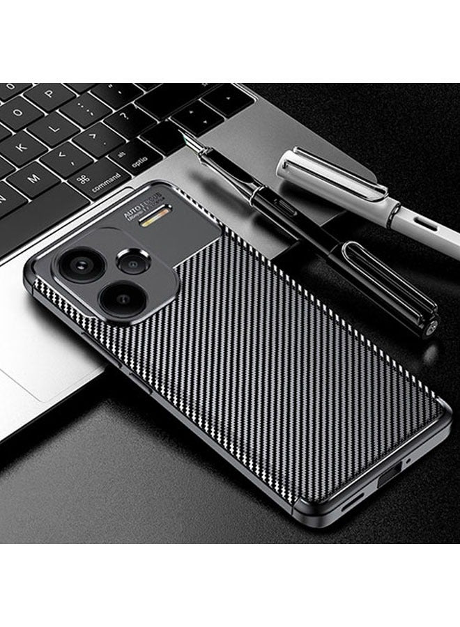 For Xiaomi Redmi Note 13 Pro Plus 5G Silicone Twill Case, compatible with Xiaomi Redmi Note 13 Pro Plus 5G Dropproof Phone Case - Image 1