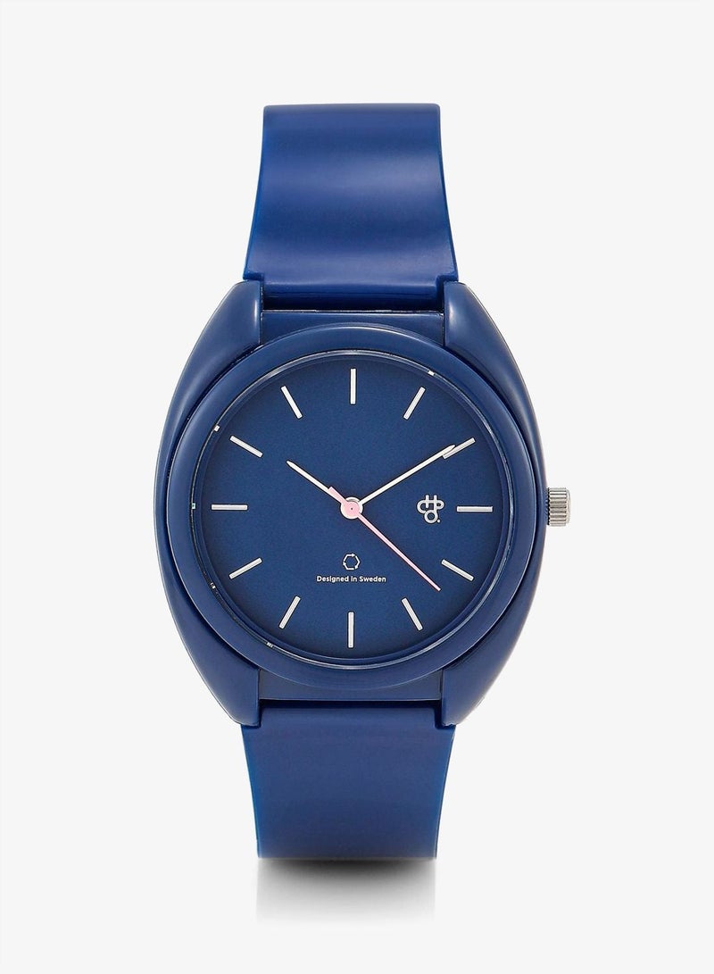 CHPO Nima Navy Pink-Sustainable Watches - Made Of 100% Recycled Materials. - Image 1