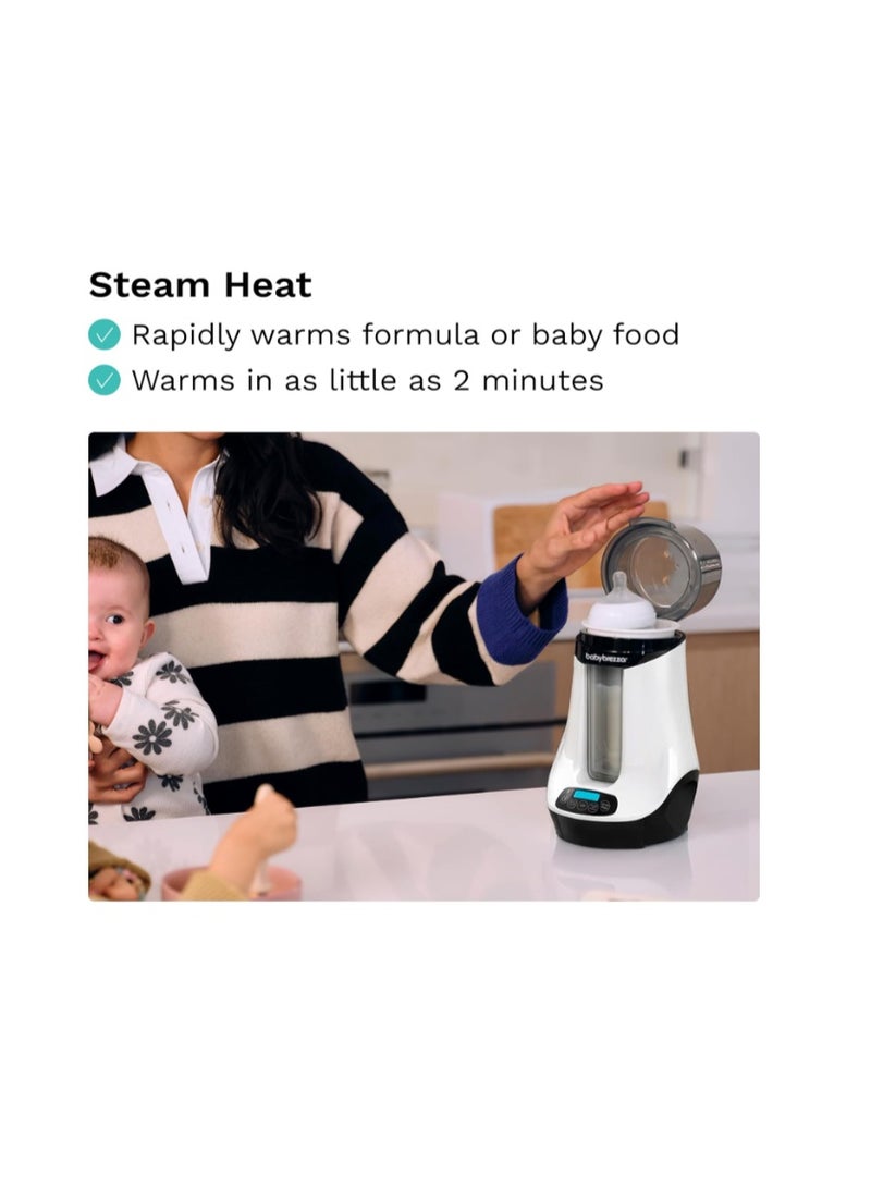 Baby Brezza Smart Baby Bottle Warmer, Breastmilk Warmer + Defroster - Only Brand with Different Temperatures for Breastmilk + Formula - Universal Fit for All Bottles + Milk Bags - Bluetooth Control - Image 5