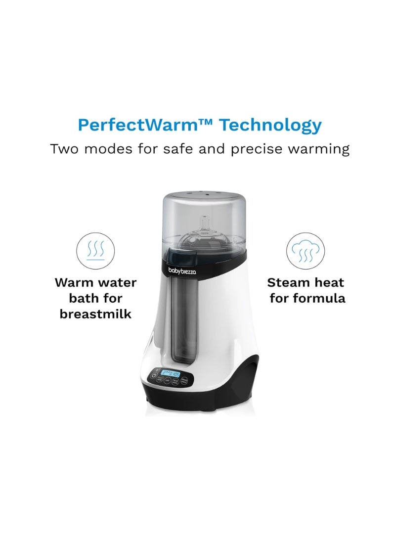 Baby Brezza Smart Baby Bottle Warmer, Breastmilk Warmer + Defroster - Only Brand with Different Temperatures for Breastmilk + Formula - Universal Fit for All Bottles + Milk Bags - Bluetooth Control - Image 3