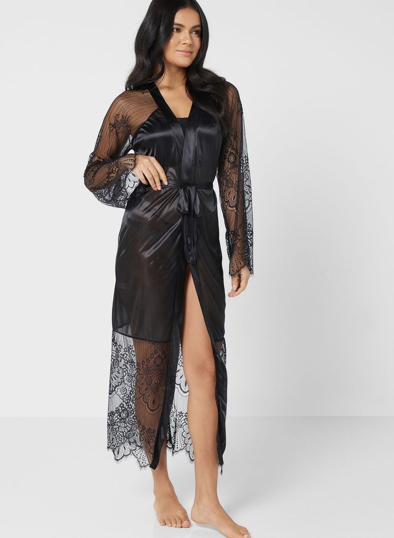 NIBEMINENT Lace Robe  - Image 4